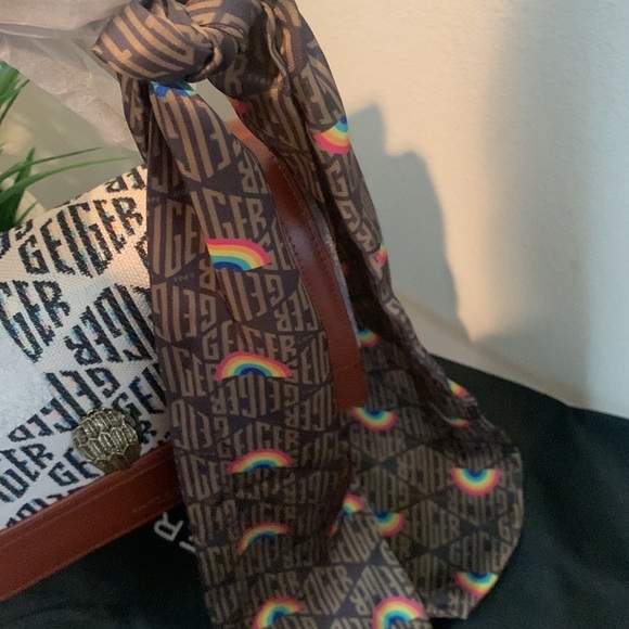 Kurt Geiger London Shoreditch Monogram Leather Shoulder Bag - Picture 13 of 16